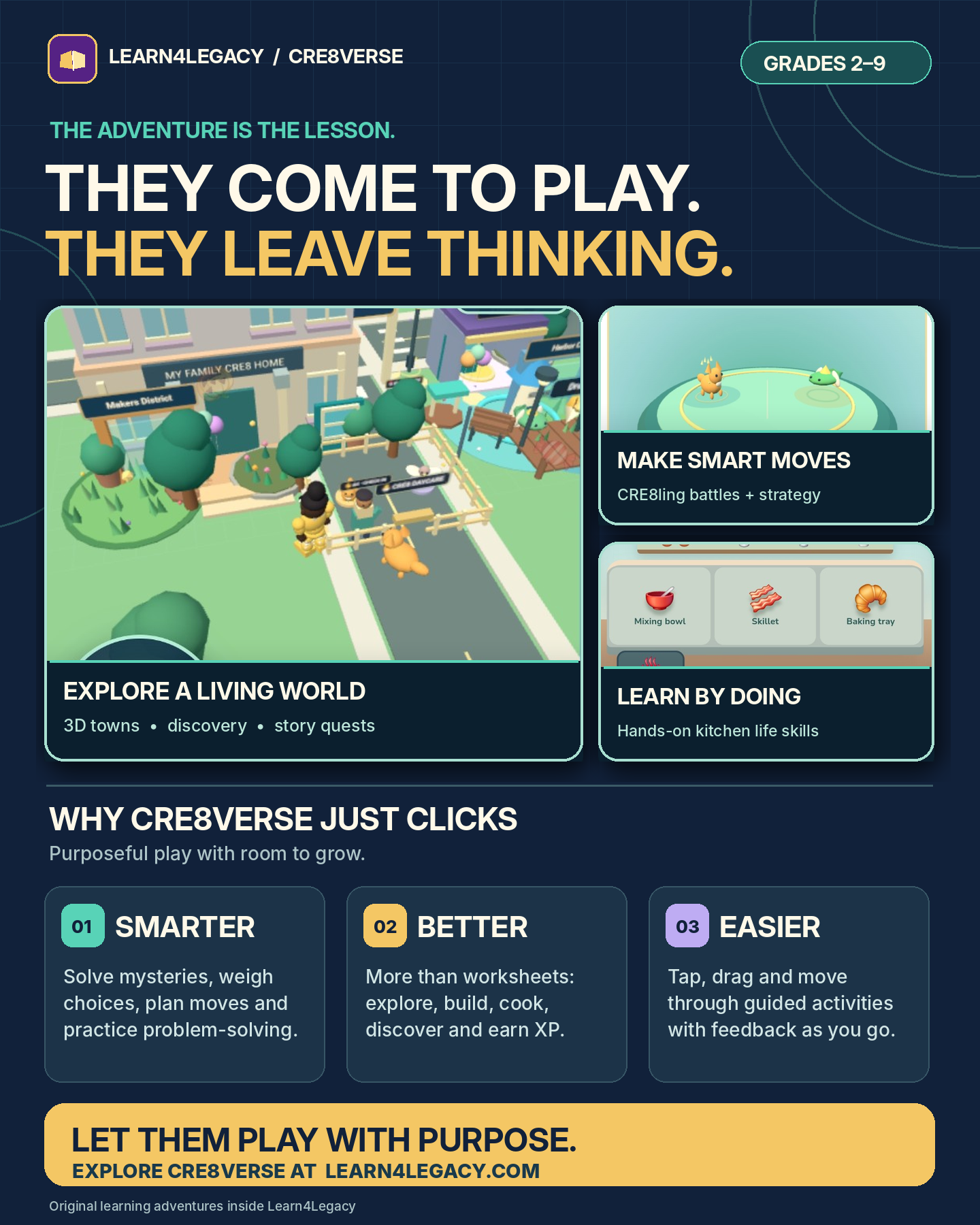 CRE8VERSE promotional artwork, not a gameplay screenshot
