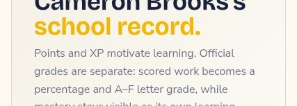 Records, Reports + Progress inside Learn4Legacy