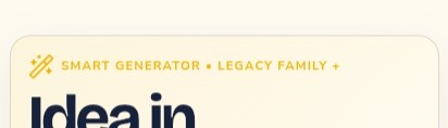 Smart Generator + Printables inside Learn4Legacy